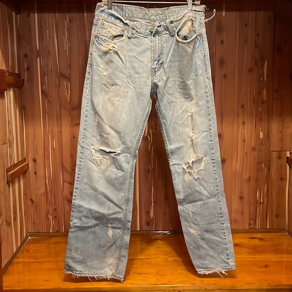Vintage American Eagle Distresses Jeans 32/30 - Picture 1 of 5